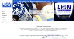 Desktop Screenshot of lionsecurity.com